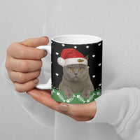 Cat Be Nice Christmas Ceramic Mug Xmas Holiday Patterns - Wonder Print Shop