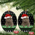 Cat Be Nice Christmas Ceramic Ornament Xmas Holiday Patterns - Wonder Print Shop