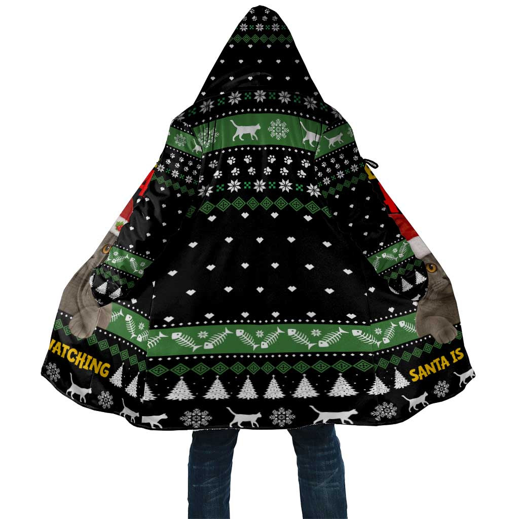 Cat Be Nice Christmas Cloak Xmas Holiday Patterns - Wonder Print Shop