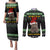 Cat Be Nice Christmas Couples Matching Puletasi and Long Sleeve Button Shirt Xmas Holiday Patterns - Wonder Print Shop