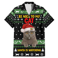 Cat Be Nice Christmas Family Matching Mermaid Dress and Hawaiian Shirt Xmas Holiday Patterns - Wonder Print Shop