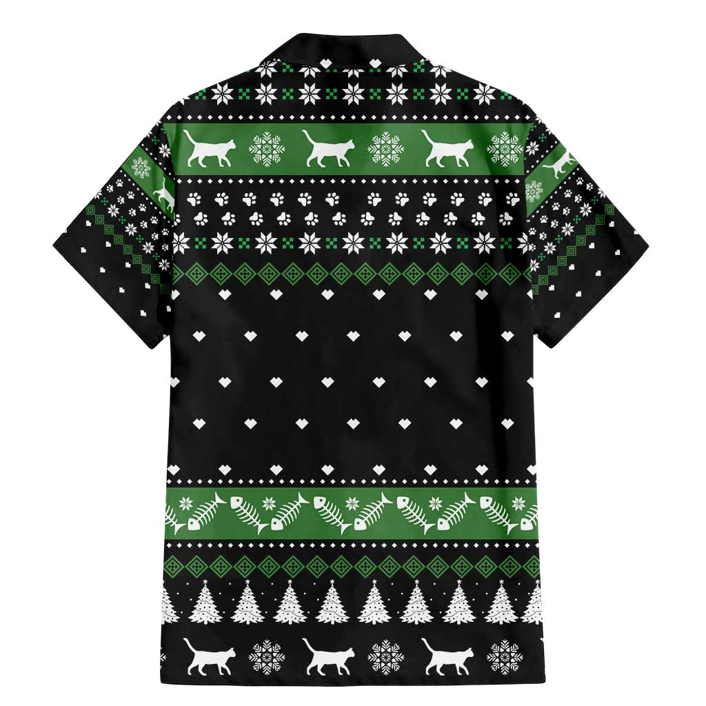 Cat Be Nice Christmas Family Matching Mermaid Dress and Hawaiian Shirt Xmas Holiday Patterns - Wonder Print Shop