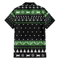 Cat Be Nice Christmas Family Matching Off The Shoulder Long Sleeve Dress and Hawaiian Shirt Xmas Holiday Patterns - Wonder Print Shop