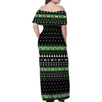 Cat Be Nice Christmas Family Matching Off Shoulder Maxi Dress and Hawaiian Shirt Xmas Holiday Patterns - Wonder Print Shop
