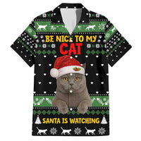 Cat Be Nice Christmas Family Matching Puletasi and Hawaiian Shirt Xmas Holiday Patterns - Wonder Print Shop