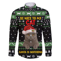 Cat Be Nice Christmas Family Matching Puletasi and Hawaiian Shirt Xmas Holiday Patterns - Wonder Print Shop