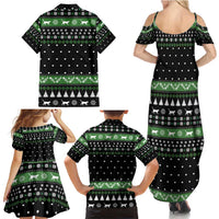 Cat Be Nice Christmas Family Matching Summer Maxi Dress and Hawaiian Shirt Xmas Holiday Patterns - Wonder Print Shop