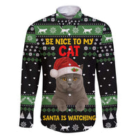 Cat Be Nice Christmas Family Matching Tank Maxi Dress and Hawaiian Shirt Xmas Holiday Patterns - Wonder Print Shop