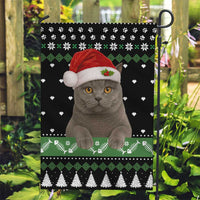 Cat Be Nice Christmas Garden Flag Xmas Holiday Patterns - Wonder Print Shop