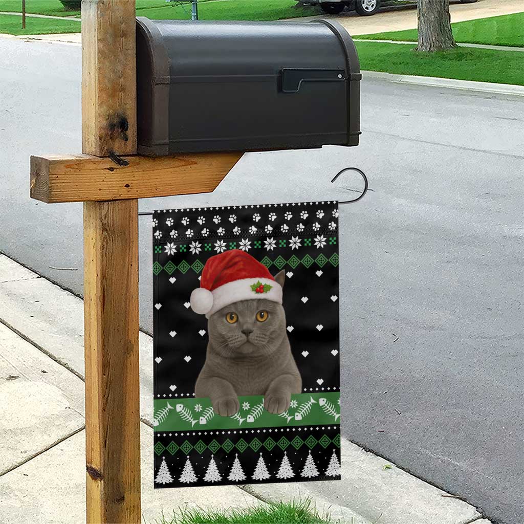 Cat Be Nice Christmas Garden Flag Xmas Holiday Patterns - Wonder Print Shop