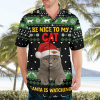 Cat Be Nice Christmas Hawaiian Shirt Xmas Holiday Patterns - Wonder Print Shop