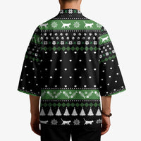 Cat Be Nice Christmas Kimono Xmas Holiday Patterns - Wonder Print Shop
