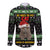 Cat Be Nice Christmas Long Sleeve Button Shirt Xmas Holiday Patterns - Wonder Print Shop