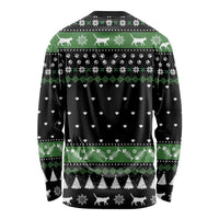 Cat Be Nice Christmas Long Sleeve Shirt Xmas Holiday Patterns - Wonder Print Shop