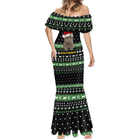 Cat Be Nice Christmas Mermaid Dress Xmas Holiday Patterns - Wonder Print Shop