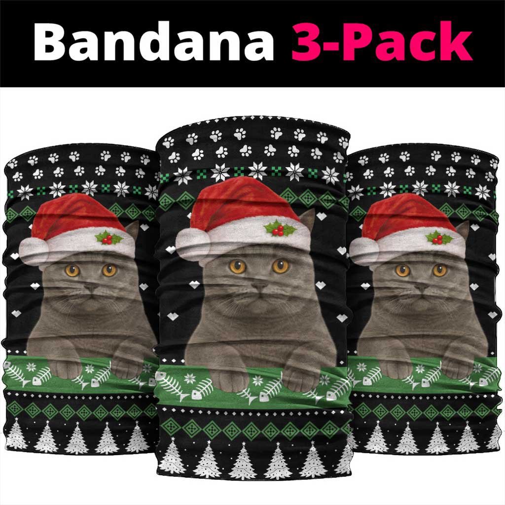 Cat Be Nice Christmas Neck Gaiter Xmas Holiday Patterns - Wonder Print Shop