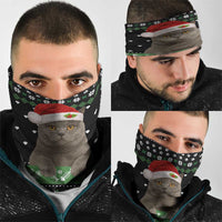 Cat Be Nice Christmas Neck Gaiter Xmas Holiday Patterns - Wonder Print Shop