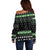 Cat Be Nice Christmas Off Shoulder Sweater Xmas Holiday Patterns - Wonder Print Shop