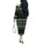 Cat Be Nice Christmas Off The Shoulder Long Sleeve Dress Xmas Holiday Patterns - Wonder Print Shop