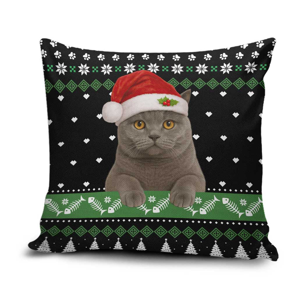 Cat Be Nice Christmas Pillow Cover Xmas Holiday Patterns - Wonder Print Shop