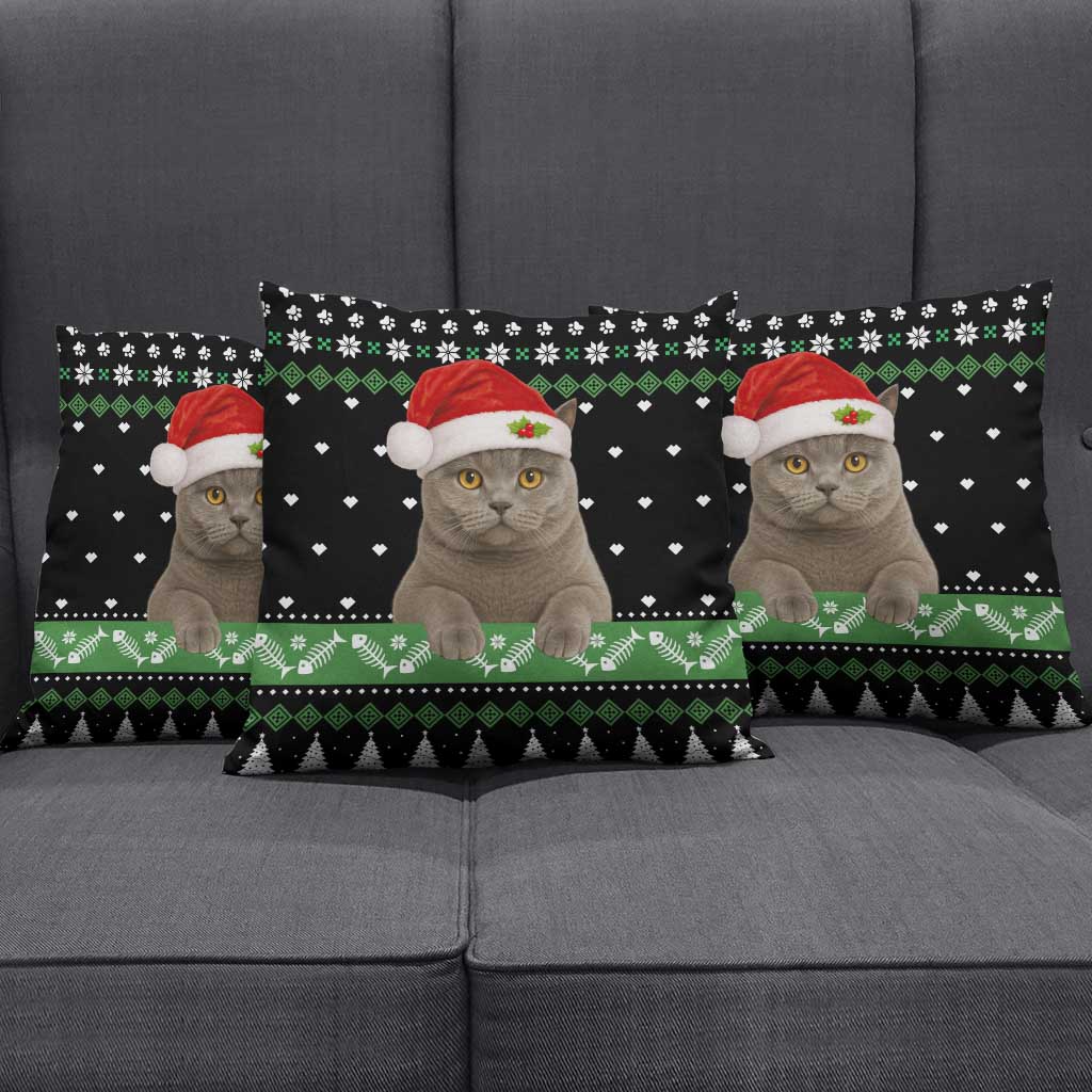 Cat Be Nice Christmas Pillow Cover Xmas Holiday Patterns - Wonder Print Shop