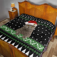 Cat Be Nice Christmas Quilt Xmas Holiday Patterns - Wonder Print Shop