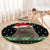 Cat Be Nice Christmas Round Carpet Xmas Holiday Patterns - Wonder Print Shop