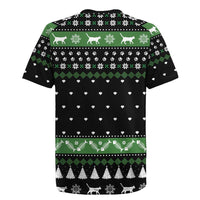 Cat Be Nice Christmas Rugby Jersey Xmas Holiday Patterns - Wonder Print Shop