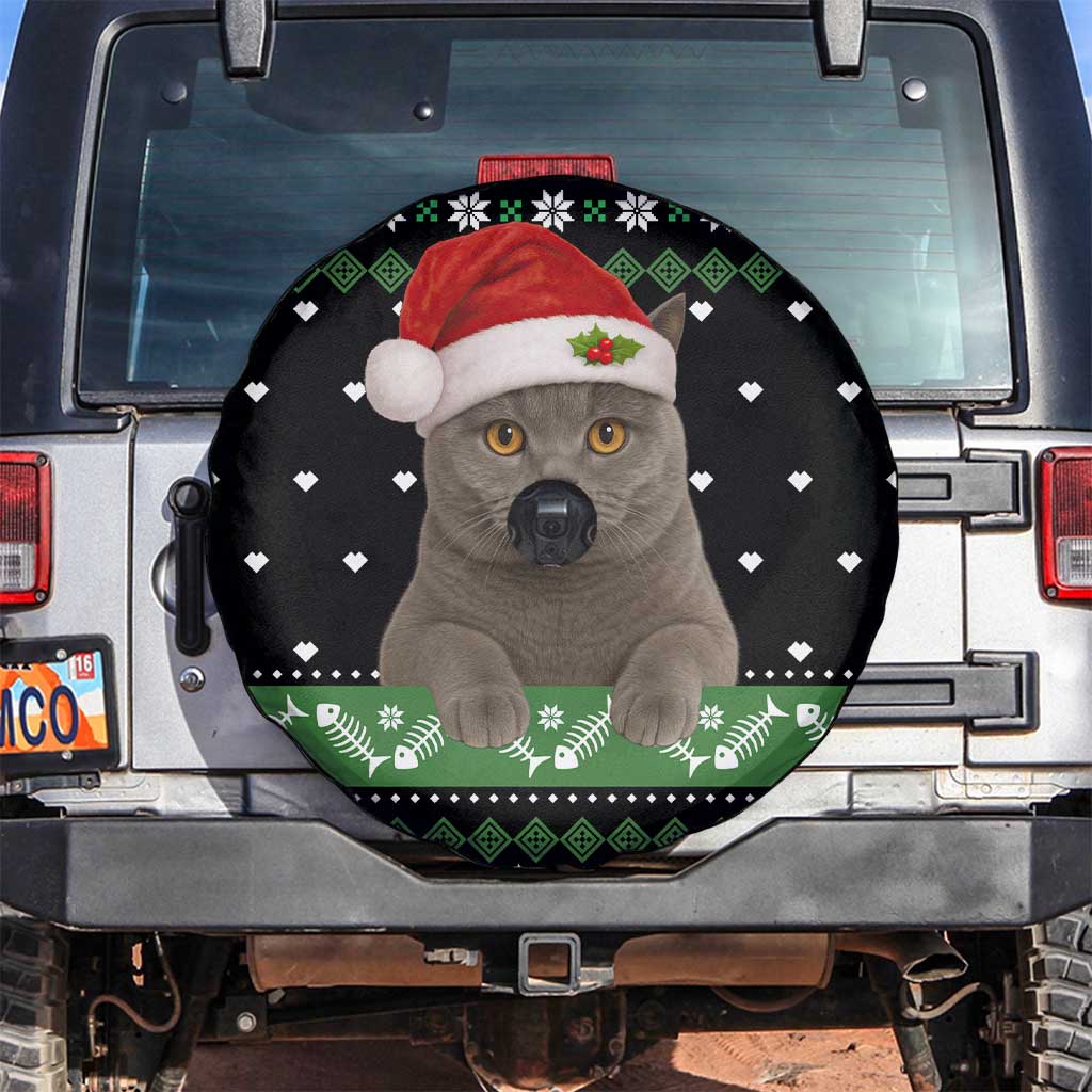 Cat Be Nice Christmas Spare Tire Cover Xmas Holiday Patterns - Wonder Print Shop