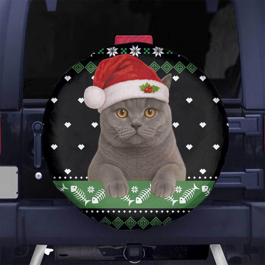 Cat Be Nice Christmas Spare Tire Cover Xmas Holiday Patterns - Wonder Print Shop