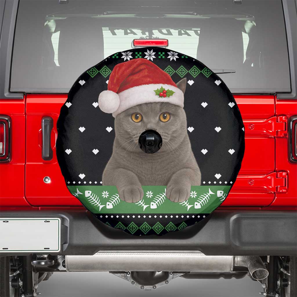 Cat Be Nice Christmas Spare Tire Cover Xmas Holiday Patterns - Wonder Print Shop