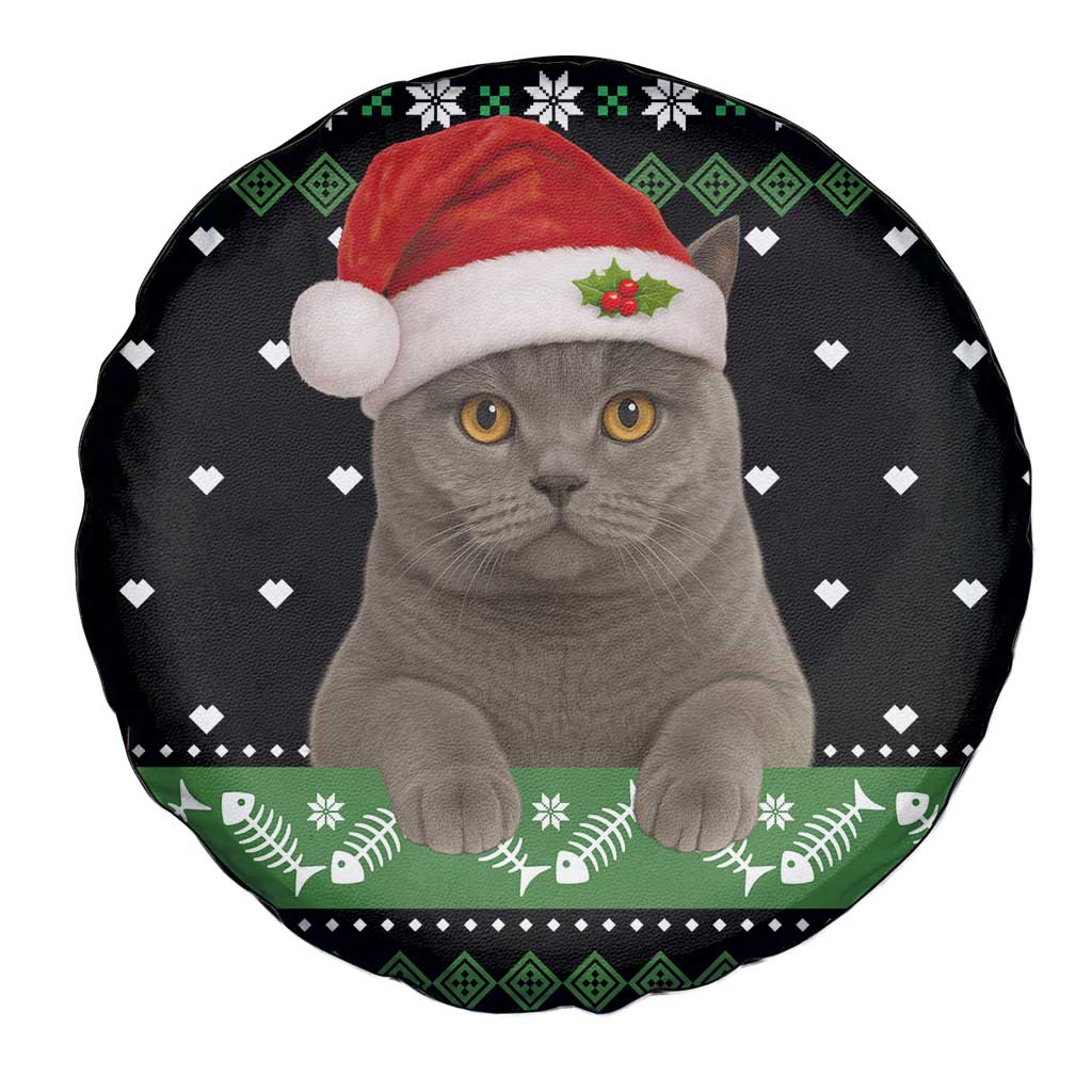 Cat Be Nice Christmas Spare Tire Cover Xmas Holiday Patterns - Wonder Print Shop