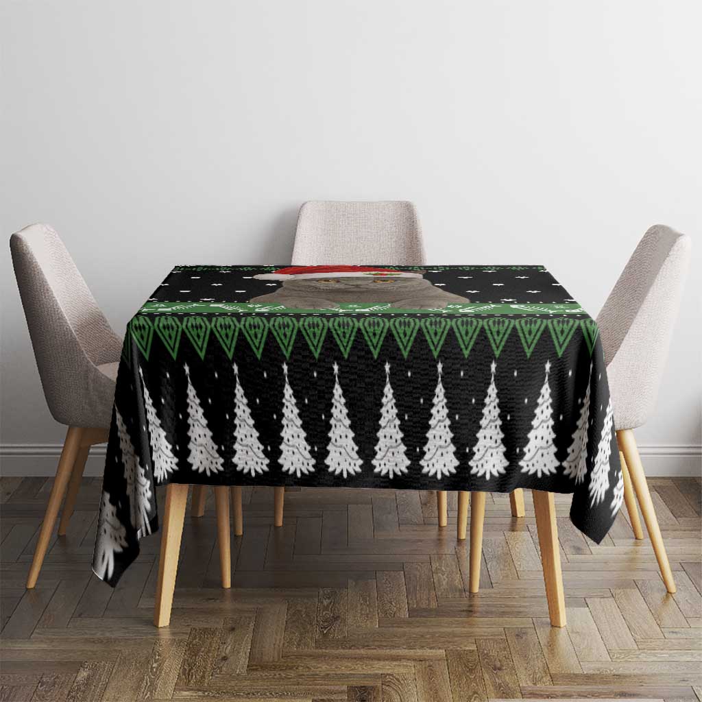 Cat Be Nice Christmas Tablecloth Xmas Holiday Patterns - Wonder Print Shop