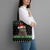 Cat Be Nice Christmas Tote Bag Xmas Holiday Patterns - Wonder Print Shop