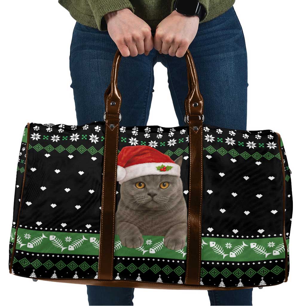 Cat Be Nice Christmas Travel Bag Xmas Holiday Patterns - Wonder Print Shop