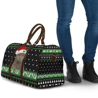 Cat Be Nice Christmas Travel Bag Xmas Holiday Patterns - Wonder Print Shop