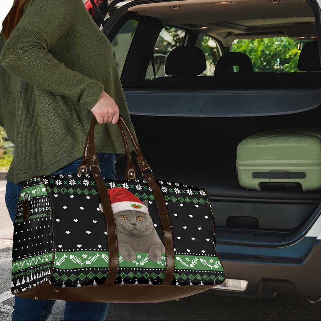 Cat Be Nice Christmas Travel Bag Xmas Holiday Patterns - Wonder Print Shop