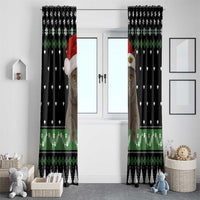 Cat Be Nice Christmas Window Curtain Xmas Holiday Patterns - Wonder Print Shop