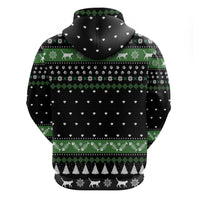 Cat Be Nice Christmas Zip Hoodie Xmas Holiday Patterns - Wonder Print Shop