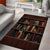 Cat Bookcase Christmas Area Rug Xmas Holiday Patterns - Wonder Print Shop