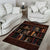 Cat Bookcase Christmas Area Rug Xmas Holiday Patterns - Wonder Print Shop