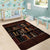 Cat Bookcase Christmas Area Rug Xmas Holiday Patterns - Wonder Print Shop