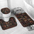Cat Bookcase Christmas Bathroom Set Xmas Holiday Patterns - Wonder Print Shop