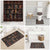 Cat Bookcase Christmas Bathroom Set Xmas Holiday Patterns - Wonder Print Shop
