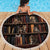 Cat Bookcase Christmas Beach Blanket Xmas Holiday Patterns - Wonder Print Shop