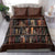 Cat Bookcase Christmas Bedding Set Xmas Holiday Patterns - Wonder Print Shop