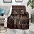 Cat Bookcase Christmas Blanket Xmas Holiday Patterns - Wonder Print Shop