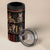 Cat Bookcase Christmas 4 in 1 Can Cooler Tumbler Xmas Holiday Patterns - Wonder Print Shop