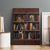Cat Bookcase Christmas Canvas Wall Art Xmas Holiday Patterns - Wonder Print Shop