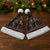 Cat Bookcase Christmas Santa Hat Xmas Holiday Patterns - Wonder Print Shop